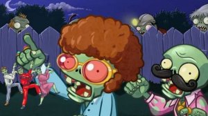 Зомби, танцуют и погибают на кладбище.