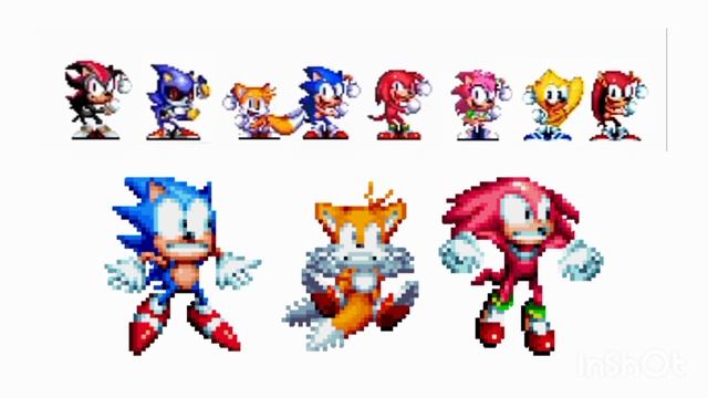 соник и Тейлз танцуют мем расширение моя версия спрайтовая анимация смотреть онлайн