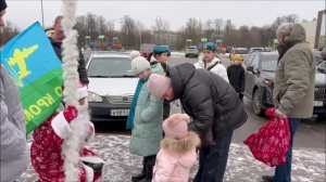 Десантный Дед Мороз и юные десантники поздравили маленьких кинешемцев с наступающим Новым годом