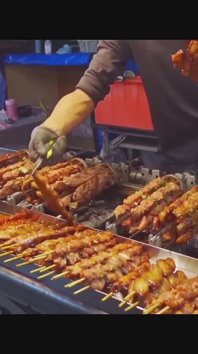 Жареная говядина на вертеле смотреть онлайн