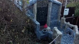 декоративная штукатурка оформление входа на дачу. мастерская Бубнова.