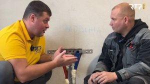 С какой стороны горячая вода и зачем под водорозетки нужна планка?