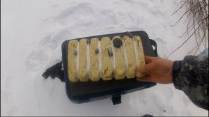 Как поставить поставушки на налима.  Минное поле для налима.