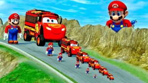 Маквин-автобус против Супер Марио!