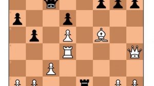 Таль гениально _закручивает_ концовку партии, жертвует ферзя