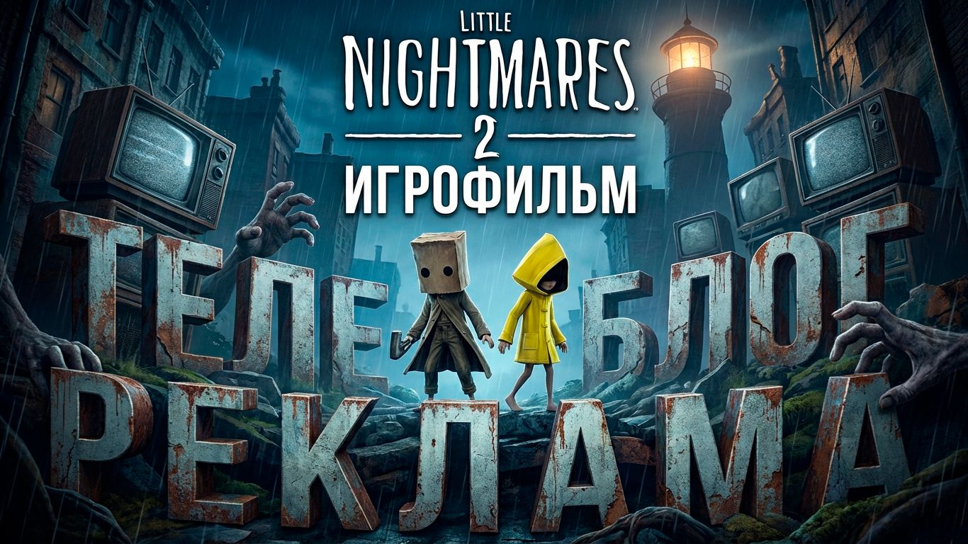 Little Nightmares 2 Игрофильм. Телеблог Реклама смотреть онлайн