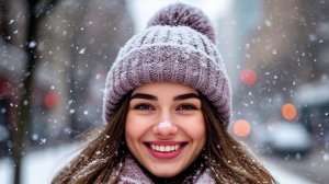 It's brighter in the city from the snow