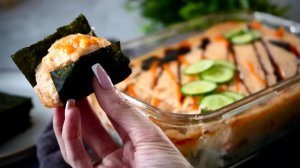 Ленивые Запеченные Роллы: самый легкий рецепт из TikTok! Суши Запеканка за 20 МИНУТ как в РЕСТОРАНЕ