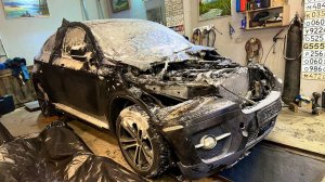 СГОРЕВШАЯ но непобежденная. BMW Х6.