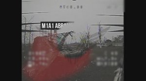 Центр "Рубикон" публикует кадры уничтожения танка M1A1 Abrams ВСУ в районе Покровска.