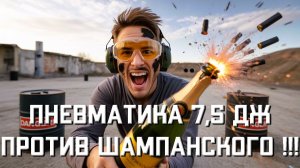 Пневматическая винтовка Retay 70S 7,5 Дж против СОВЕТСКОГО ШАМПАНСКОГО на дистанции 50 метров