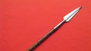 Как сделать копьё из бумаги а4