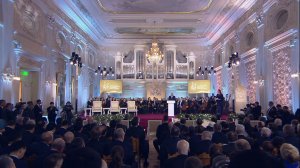 Владимир Путин присутствовал на церемонии вручения Международной премии мира имени Л.Н.Толстого