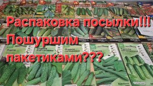 Посылка с семенами!!!Пошуршим???