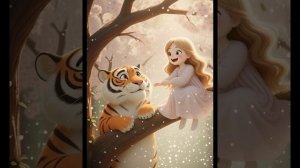 Черёмуха. Владимир Денисов. (Девочка и Тигр)