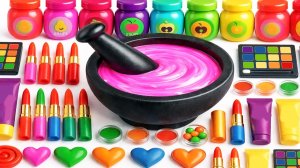 Мультики для детей. Девчачий слайм из яркой косметики. Смотреть онлайн мультики малышам