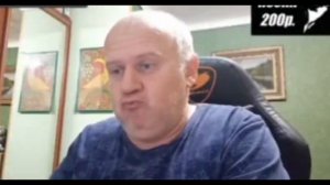 Пьяный в зю-зю хряк ставит условия зрителям.