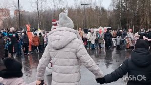 Домашний блог. Дед Мороз .Праздник в нашем парке./ Распаковка