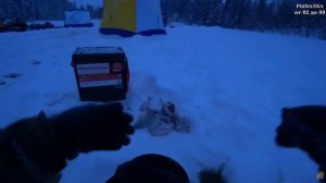 Первая рыбалка на мотособаке - ранний подъём, лёд и потерянный друг. Зимняя рыбалка 2025