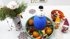 Мультики для Детей и малышей. Новогодние мандаринки и снеговики. Мультики залипалки