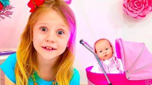 Настя тренируется и заботится о малыше