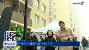 Компания «ССК» вручила ключи новоселам ЖК «Дыхание» в Краснодаре