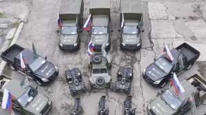 Народный фронт передал авто и средства РЭБ бойцам СВО из Южного военного округа