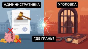 Уголовная и административная ответственность, где грань?