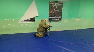 Вариант перебежки из изготовки к стрельбе с колена