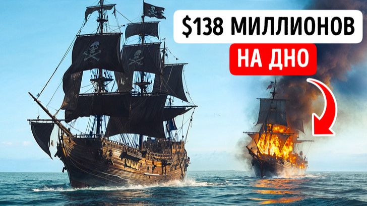 Пиратское сокровище на $138 миллионов найдено на дне океана! 🏴☠️💰 смотреть онлайн