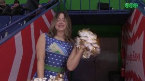 Школьники собрались на трибунах «Уфа Арены», чтобы сыграть в квиз с хоккеистами «Салавата Юлаева»