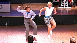 Сондре и Таня - Быстрый раунд буги-вуги! #Танцы