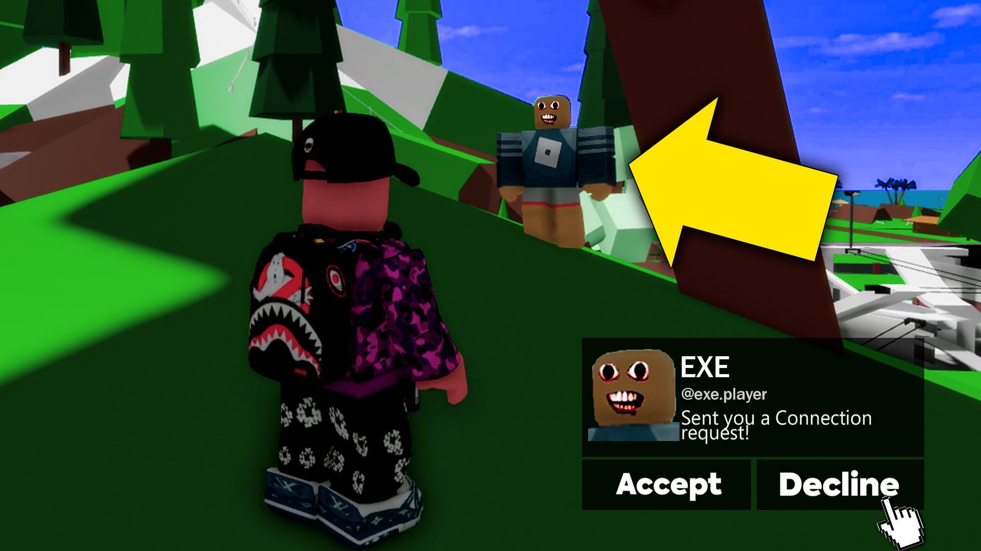 БЫСТРО ВЫХОДИ Если Видишь Этого Игрока в BROOKHAVEN РОБЛОКС! Брукхейвен Roblox смотреть онлайн