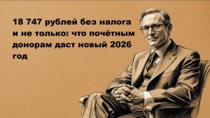 Льготы почетным донорам в 2026 году: сколько заплатят и как получить всё, что положено?