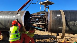 Сварка трубопровода / Корневой проход