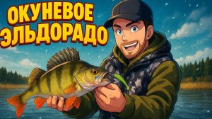 В поисках окуня осенью на озере )