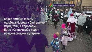 В старооскольском парке «Солнечный» работает зимний открытый каток