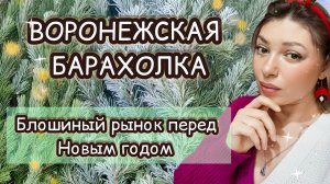 ВОРОНЕЖСКАЯ БАРАХОЛКА| БЛОШИНЫЙ РЫНОК ПЕРЕД НОВЫМ ГОДОМ 🎄 ✨