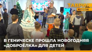 В Геническе прошла новогодняя "Доброелка" для детей