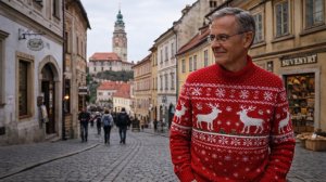 ⭐ Чески-Крумлов прогулка по городу | Путешествие по Европе | Прогулка вдоль реки 2025 | Чехия 4K