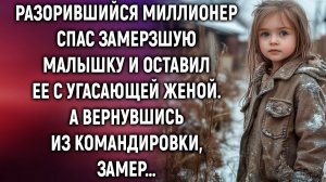 Разорившийся миллионер спас замерзшую малышку и оставил ее с угасающей женой. А вернувшись…