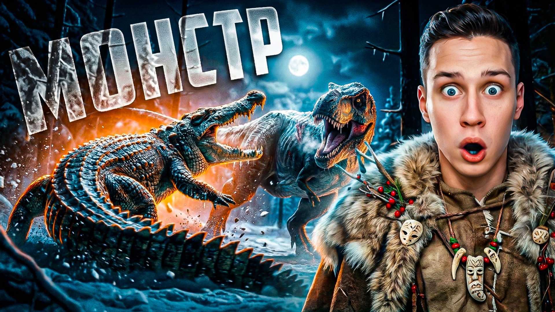 Доисторический монстр крупнее самого знаменитого динозавра смотреть онлайн