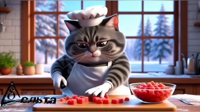 Рецепты от кота-Маркиза. Чизкейк с креветками и форелью.