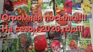 Получила огромную посылку!!!На сезон 2026 год!!!