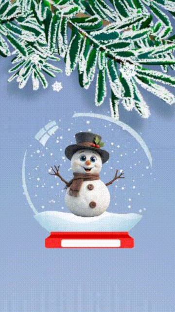 Новогодний футаж 2. Вертикальное видео