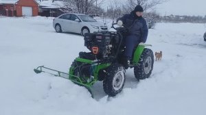 DIY Mini Tractor  МИНИТРАКТОР  с Ковшом