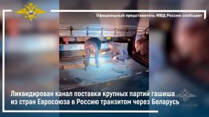 Ликвидирован канал поставки гашиша из стран Евросоюза в Россию транзитом через Беларусь