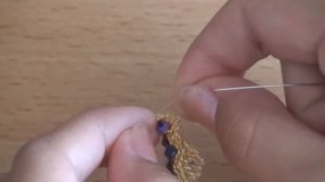 Кольцо из бисера и биконусов 💫