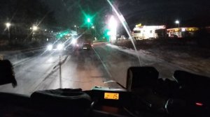 Утром выехал.