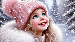 Пробуждение зимы -доброе утро в снежном царстве. Музыкальная открытка.